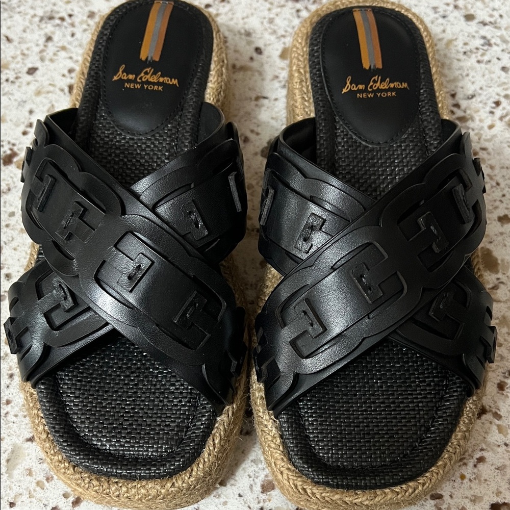 Sam Edelman Black Slide Sandals